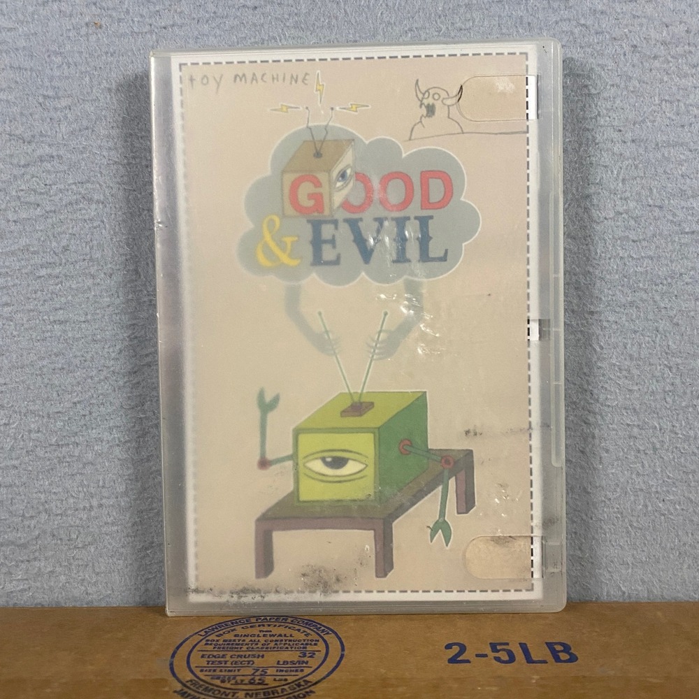 Toy Machine Good & Evil Skateboard DVD 2004 Ed Templeton Skate Film